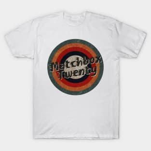 Retro Color Typography Faded Style Matchbox Twenty T-Shirt